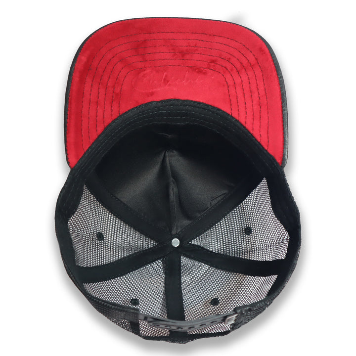 GORRA CULICHI CAPS BLACK ALIEN TRUCKER