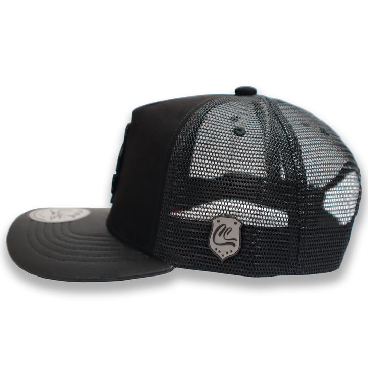 GORRA CULICHI CAPS BLACK ALIEN TRUCKER