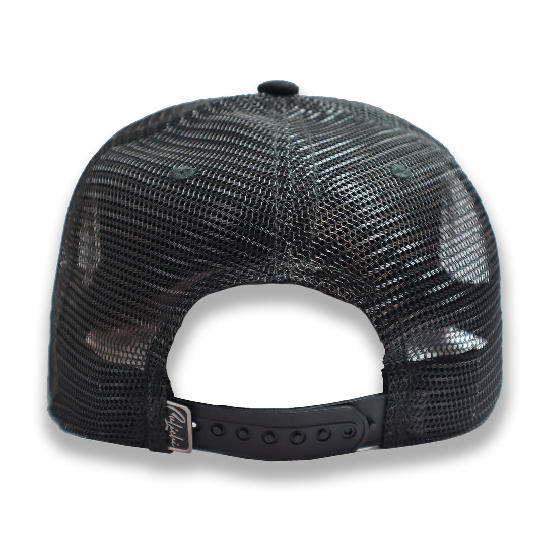 GORRA CULICHI CAPS BLACK ALIEN TRUCKER