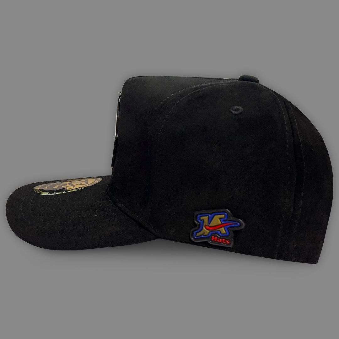 GORRA JA HATS MC PATO FACE GAMUZA NEGRA