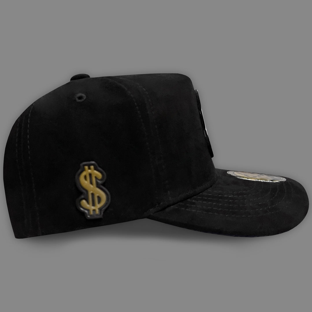 GORRA JA HATS MC PATO FACE GAMUZA NEGRA