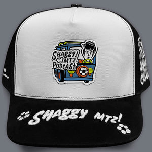 GORRA ALL IN BRAND MISTERY MACHINE BLACK AND WHITE
