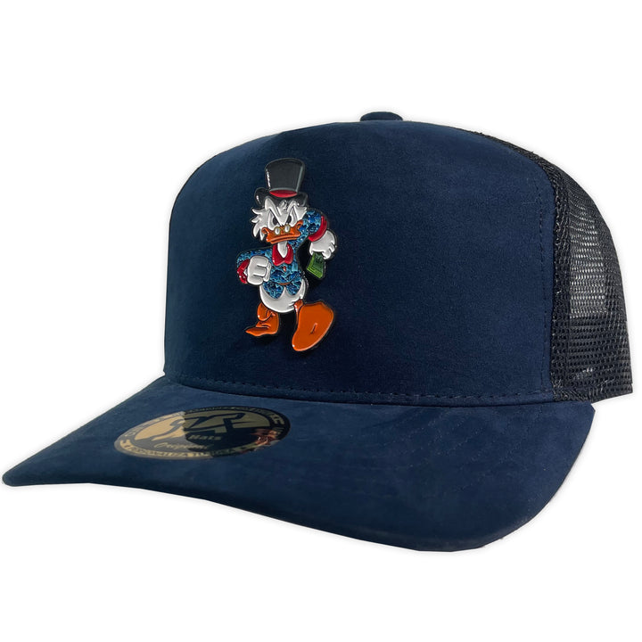 Gorra ja hats mr pato azul gamuza trucker