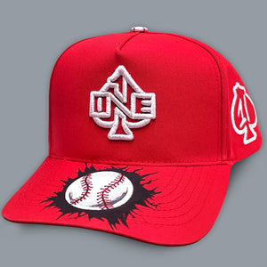 ONE RED BASEBALL