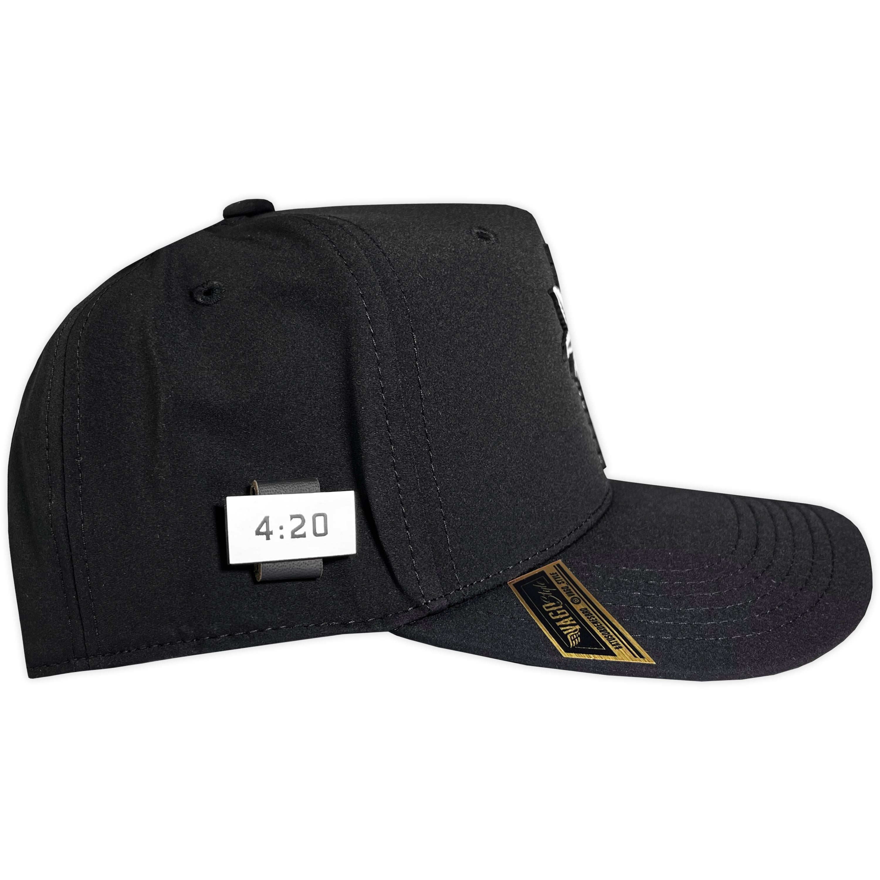 GORRA VAGO STYLE PALMOTA WHITE/BLACK STRECH CURVA