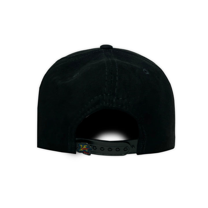 Gorra ja hats pantera rosa negra gamuza