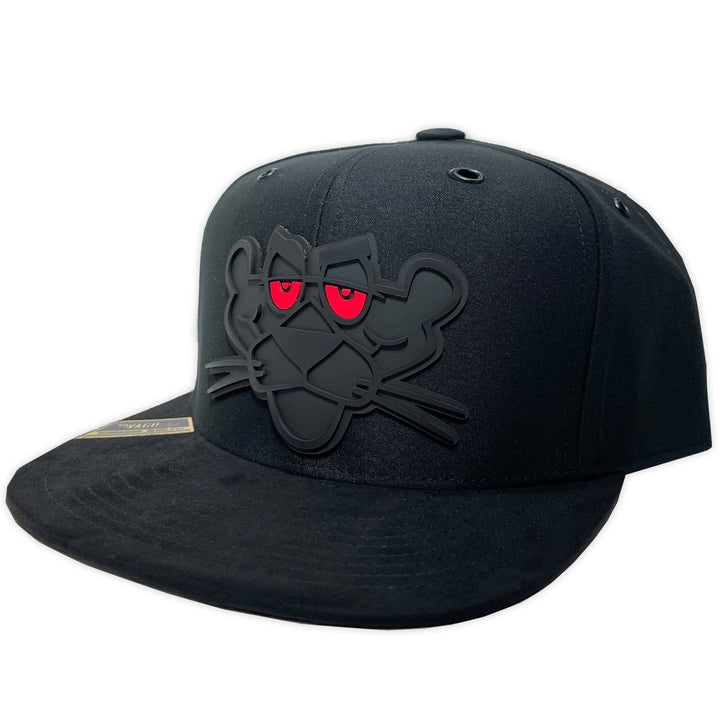 Gorra Vago Style Black panther plana piel de durazno con visera de gamuza