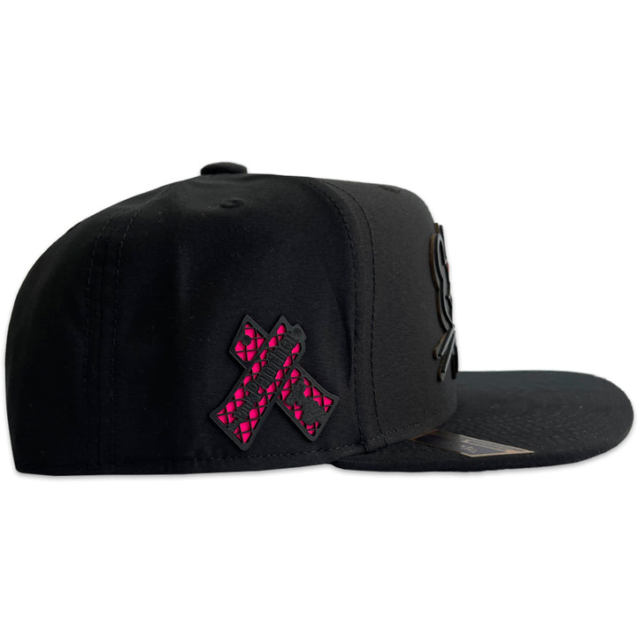 GORRA VAGO STYLE BLACK PANTHER PLANA PIEL DE DURAZNO