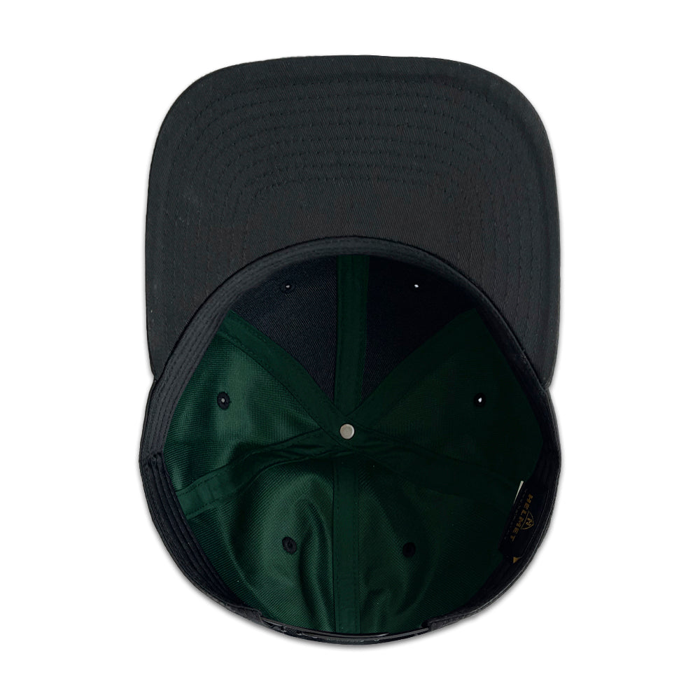 GORRA VAGO STYLE BLACK PANTHER GABARDINA VERDE CON NEGRO.