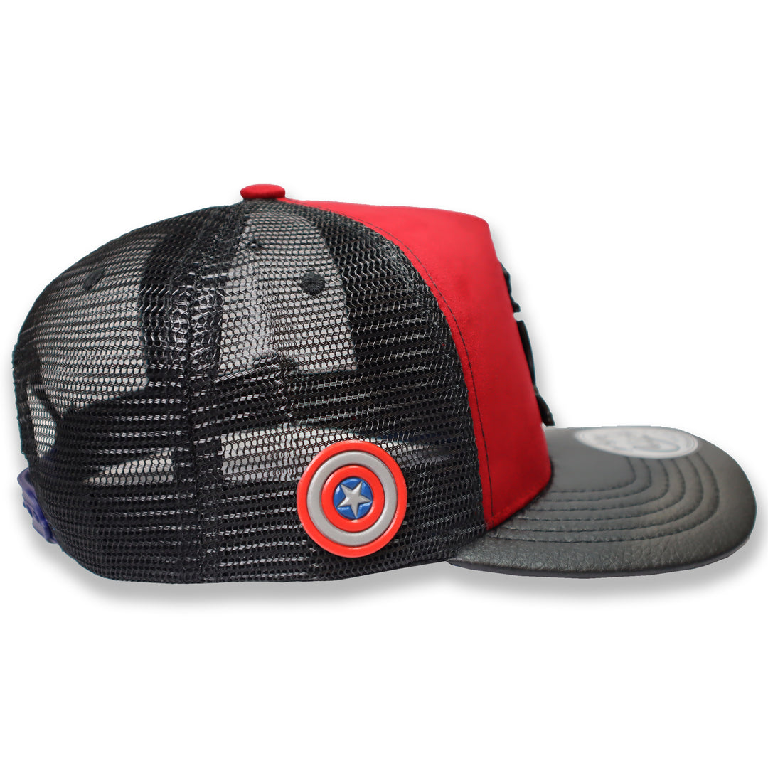 GORRA CULICHI CAPS CAPITAN DUCK RED TRUCKER