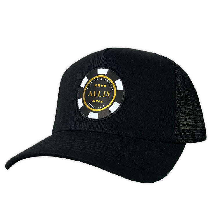 GORRA ALL IN BRAND PILOT NEGRA TRUCKER