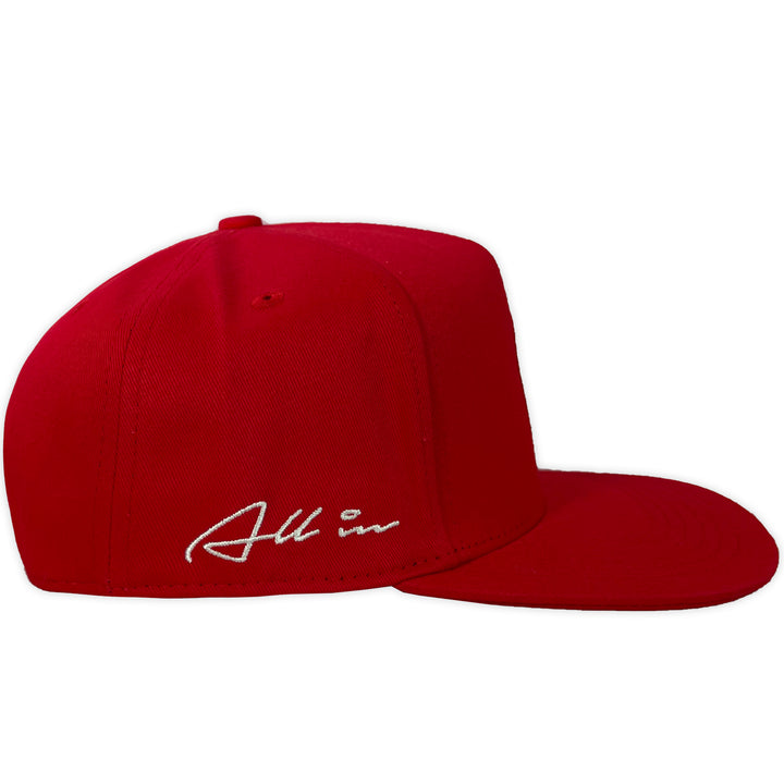 GORRA TODO EN MARCA PILOT ROJA