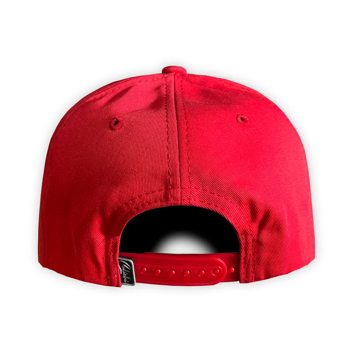 GORRA CULICHI CAPS BLACK RED SKULL