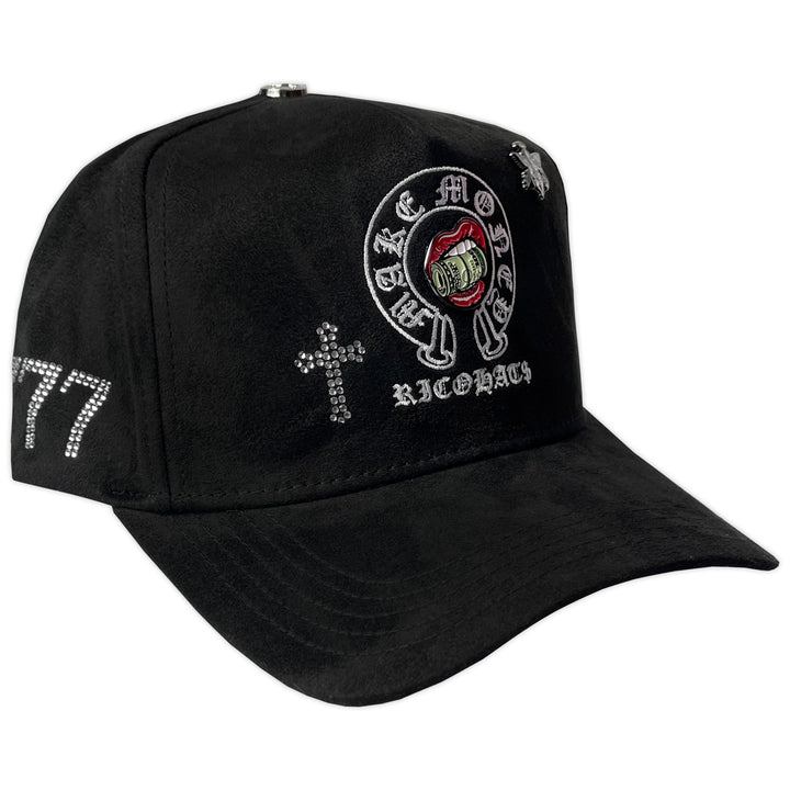 GORRA RICO HATS RICO CHROME PLACA GAMUZA CURVA