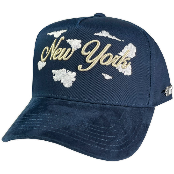 Gorra ROSSO MAFIA NEW YORK CLOUND VISERA GAMUZA