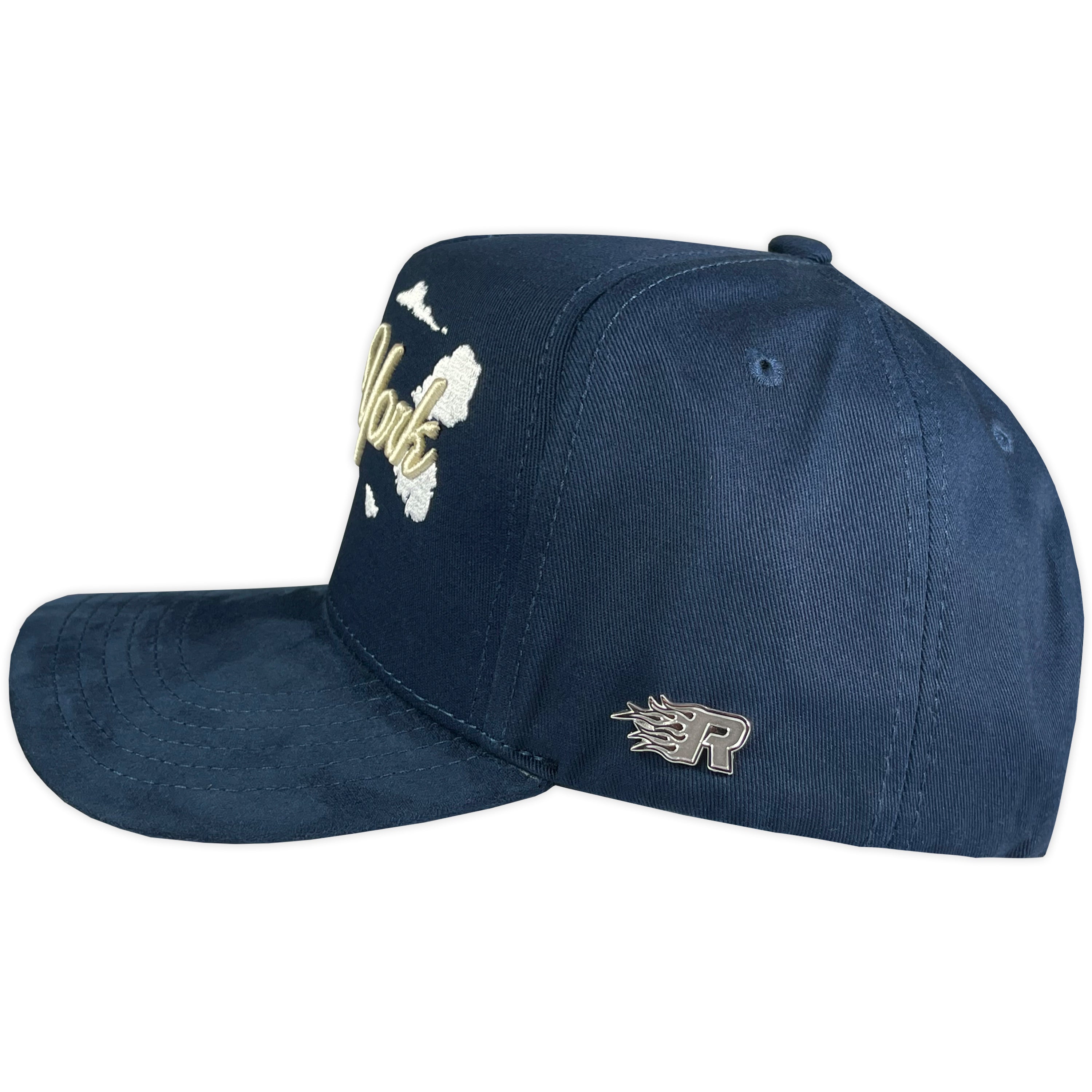 Gorra ROSSO MAFIA NEW YORK CLOUD VISERA GAMUZA