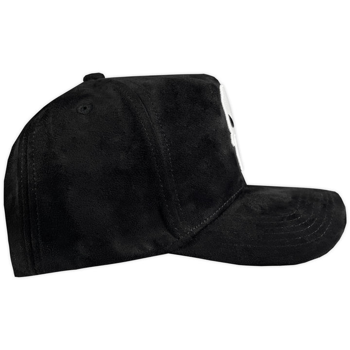 Gorra ROSSO MAFIA PUNISHER BLACK GAMUZA