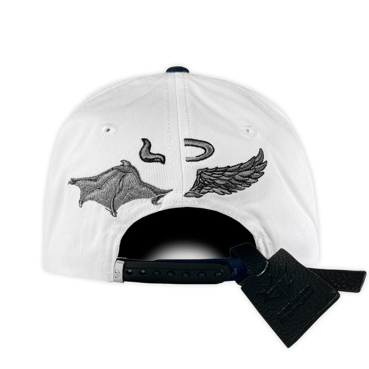 GORRA GC ANGEL & DEMONIO BLANCA/ AZUL