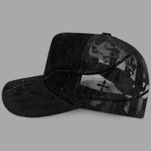 GORRA GC SAN JUDAS VOL.2 GAMUZA MALLA BLACK
