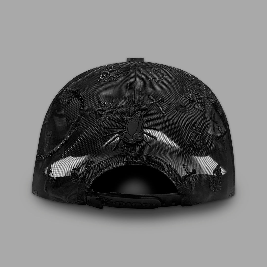 GORRA GC SAN JUDAS VOL.2 GAMUZA MALLA BLACK