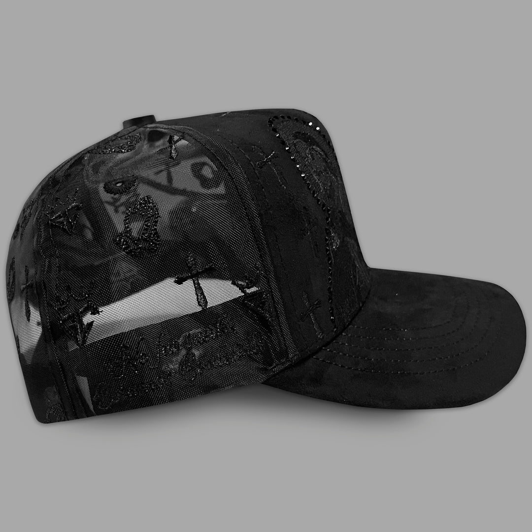 GORRA GC SAN JUDAS VOL.2 GAMUZA MALLA BLACK