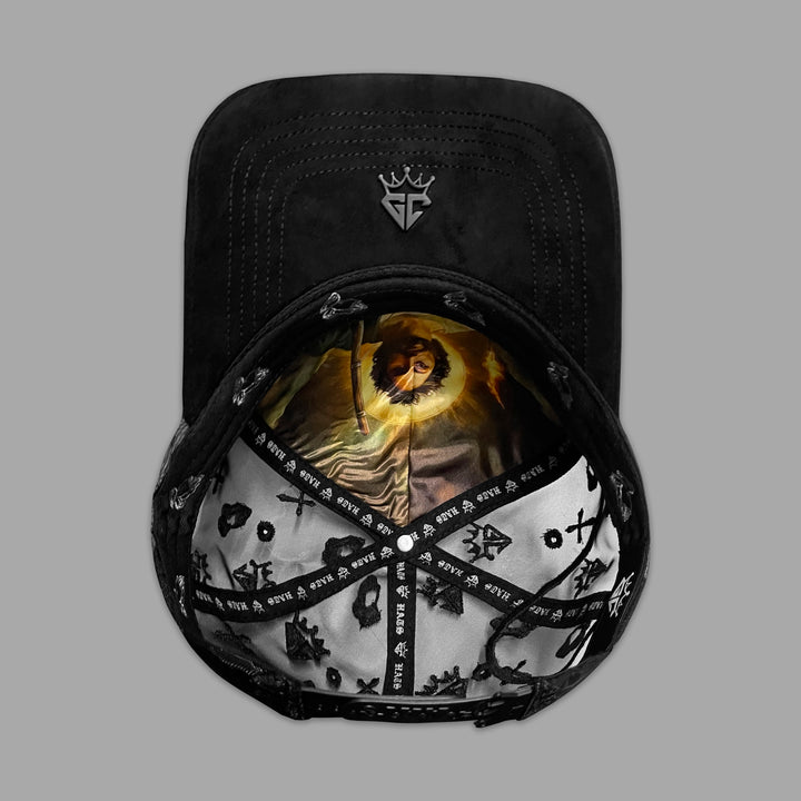 GORRA GC SAN JUDAS VOL.2 GAMUZA MALLA BLACK
