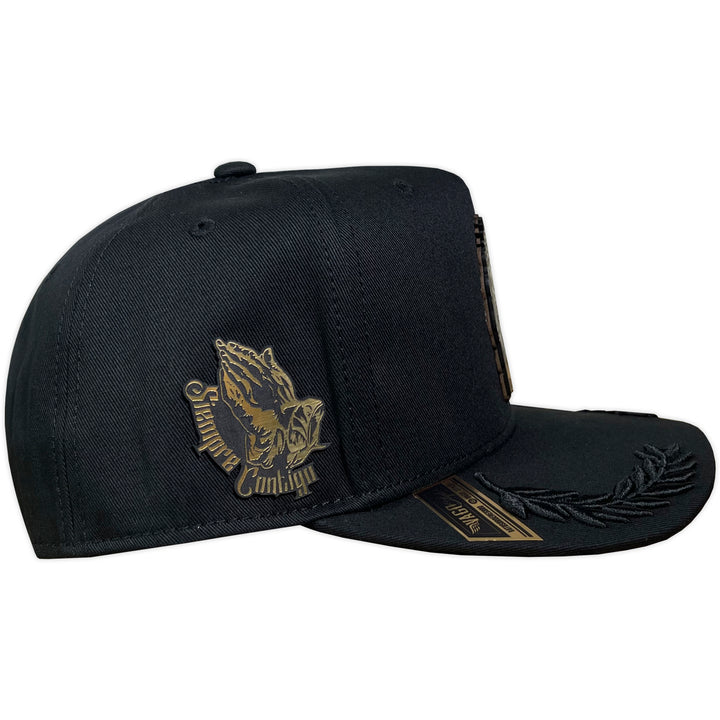 Gorra Vago Style San Judas Black/Black Laurel Curva