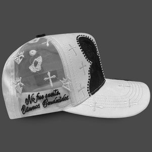 GORRA GC SAN JUDAS VOL.2 BLANCA GAMUZA MALLA CENTRAL
