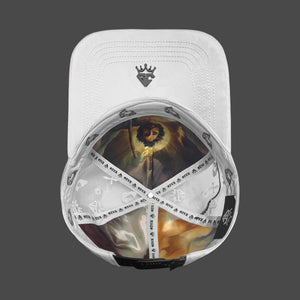 GORRA GC SAN JUDAS VOL.2 BLANCA GAMUZA MALLA CENTRAL