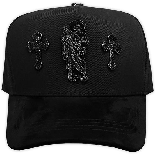 GORRA GC SAN JUDAS CHROME BLACK 2.0