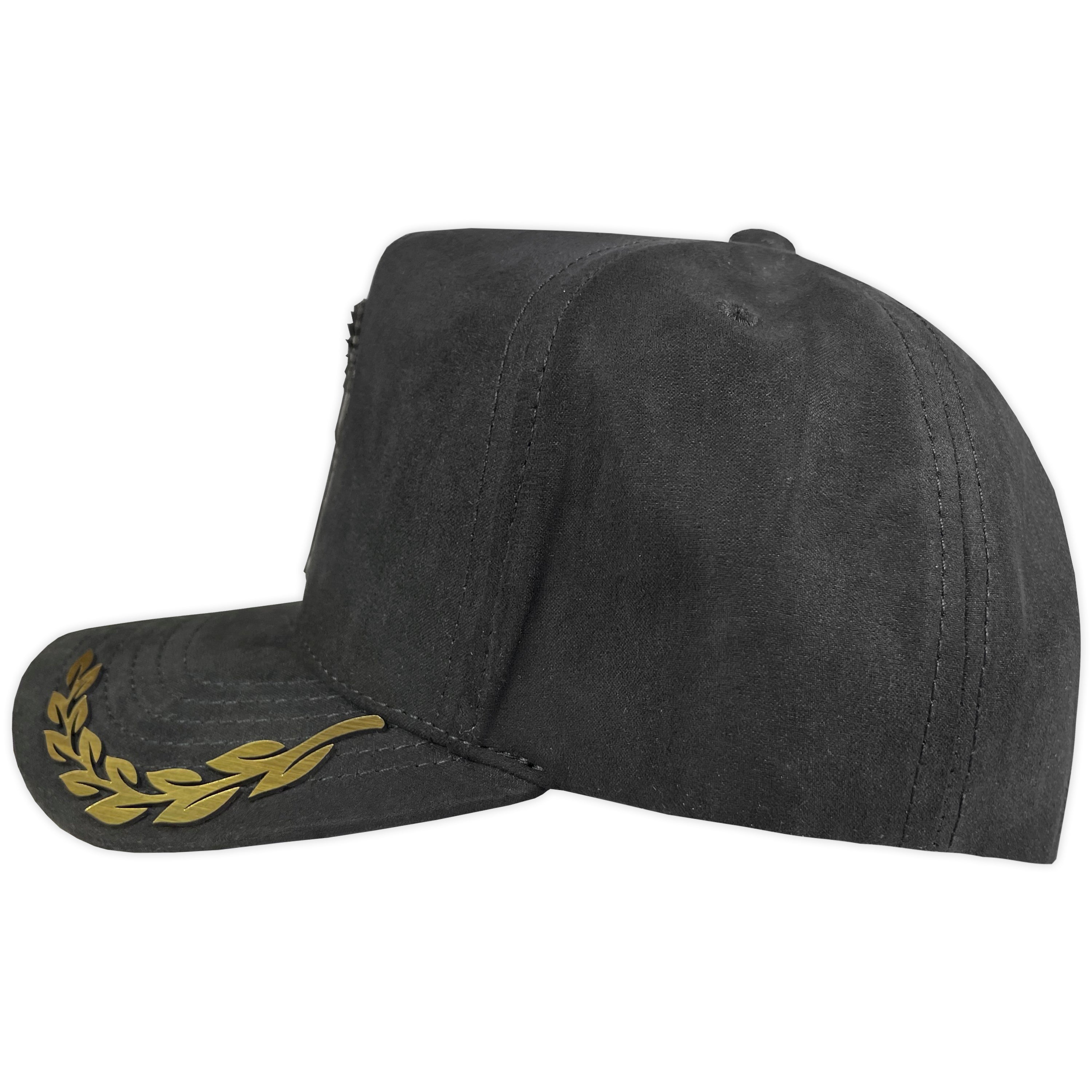 GORRA VAGO STYLE SAN JUDAS GOLD LAUREL GAMUZA PLACA