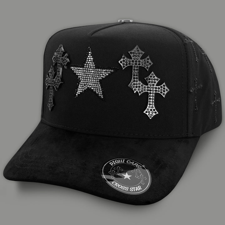 Gorra PIGUI CAPS CROSS STAR BLACK