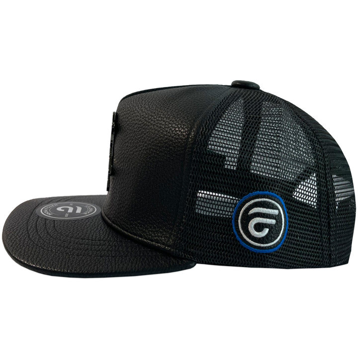 Gorra La Office Hats Serafin Black Maya Vinipiel