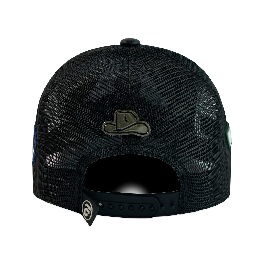 Gorra La Office Hats Serafin Black Maya Vinipiel