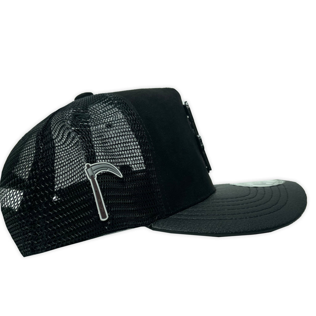 Gorra Culichi Caps Dead Skull Placa Black Trucker