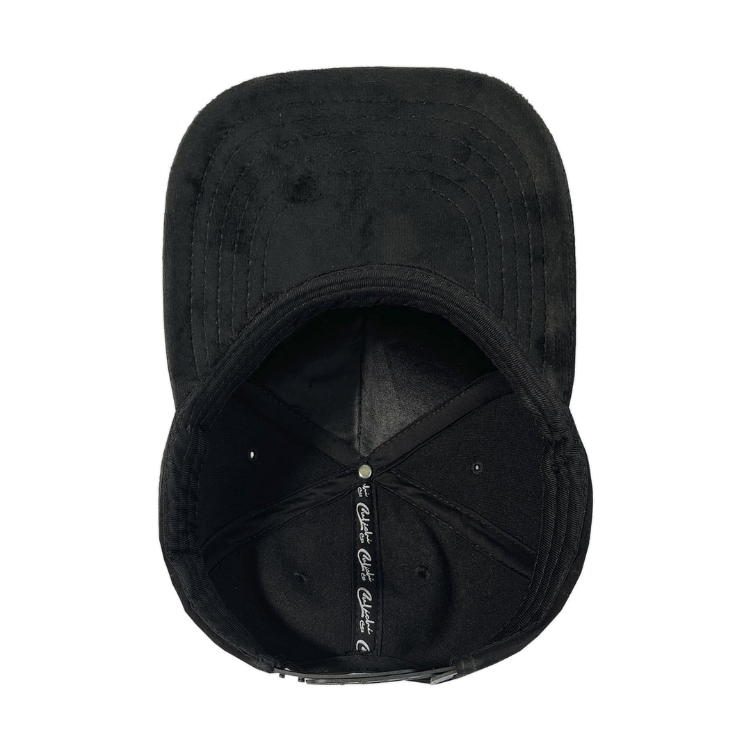 Gorra Culichi Caps Smile Face Gamuza Black Cerrada