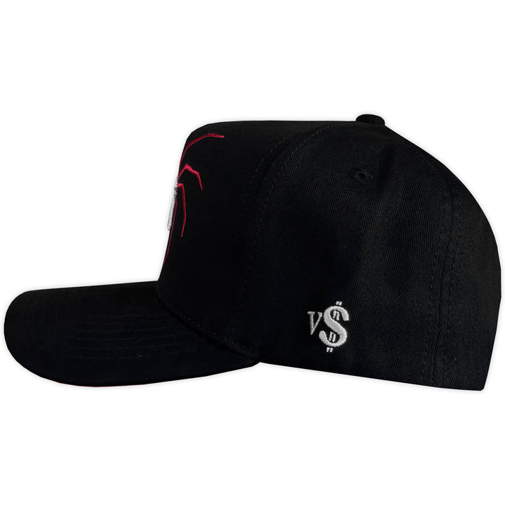 GORRA VS HATS NY SPIDER BLACK VISERA GAMUZA