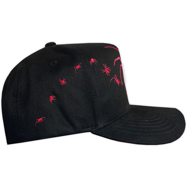 GORRA VS HATS NY SPIDER BLACK VISERA GAMUZA