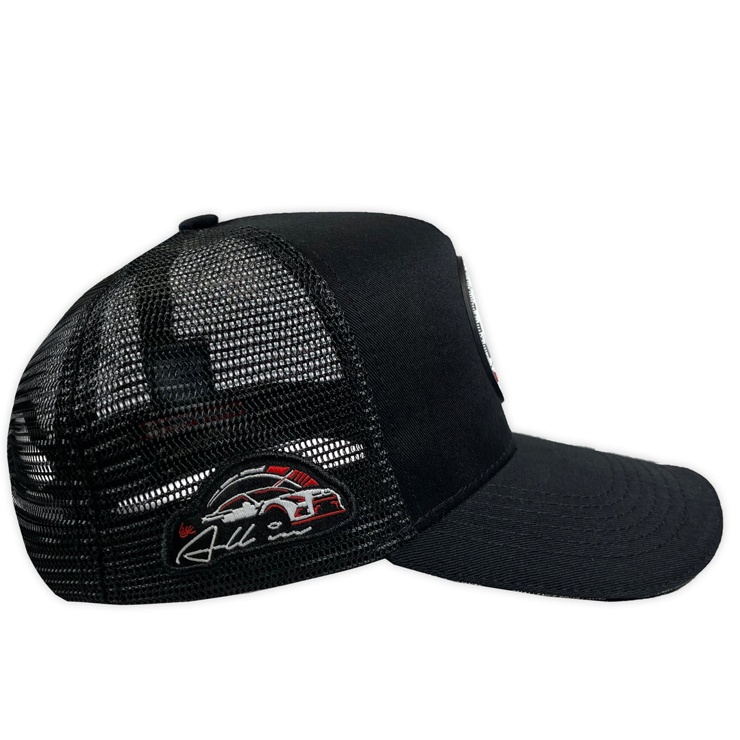 GORRA ALL IN BRAND SUPER SPORT NEGRA DARKLINE TRUCKER