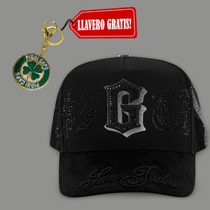 Gorra PIGUI CAPS SAN JUDAS CRUCES BLACK