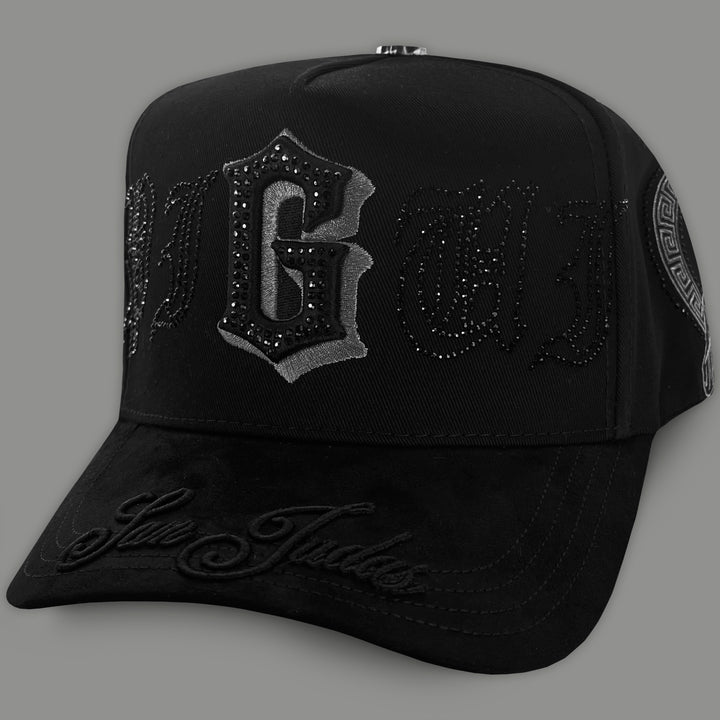 Gorra PIGUI CAPS SAN JUDAS CRUCES BLACK