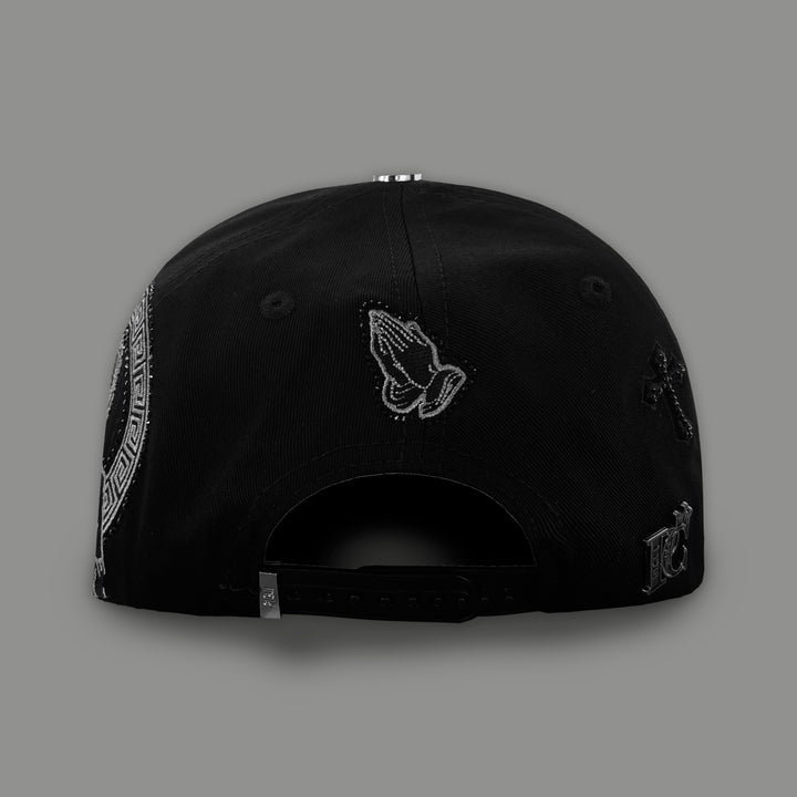 Gorra PIGUI CAPS SAN JUDAS CRUCES BLACK