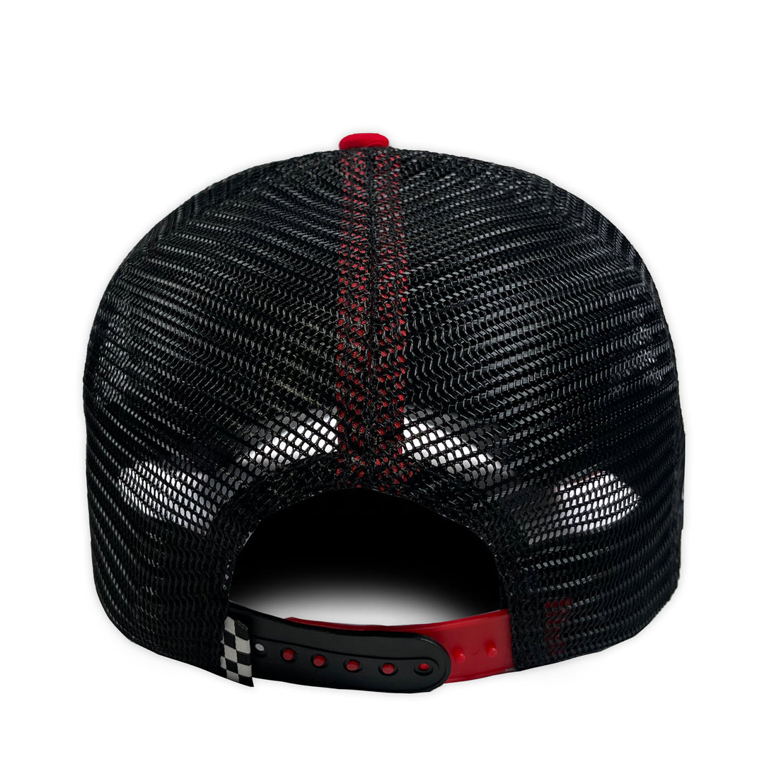 GORRA ALL IN BRAND SUPER SPORT NEGRA REDLINE TRUCKER