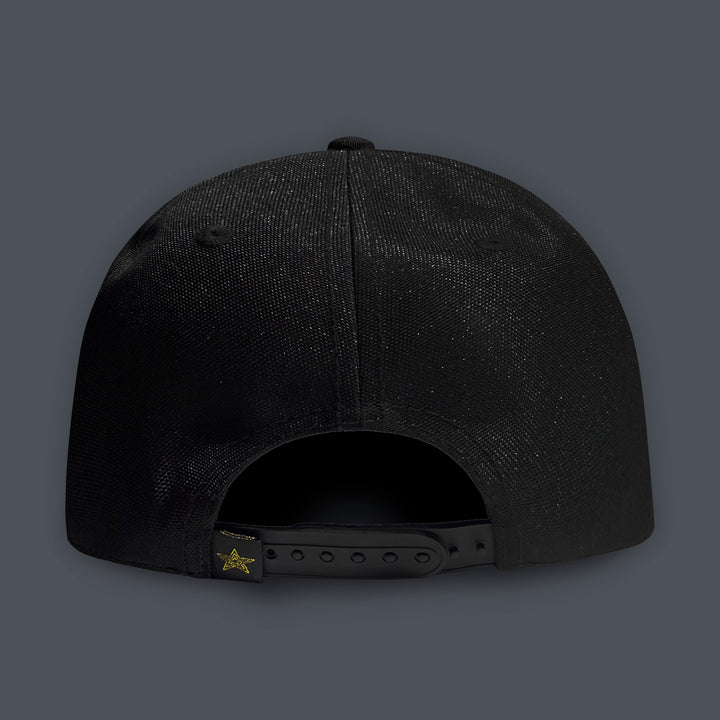 GORRA ALL IN BRAND BLACK STAR WINGS GOLDEN SNAPBACK