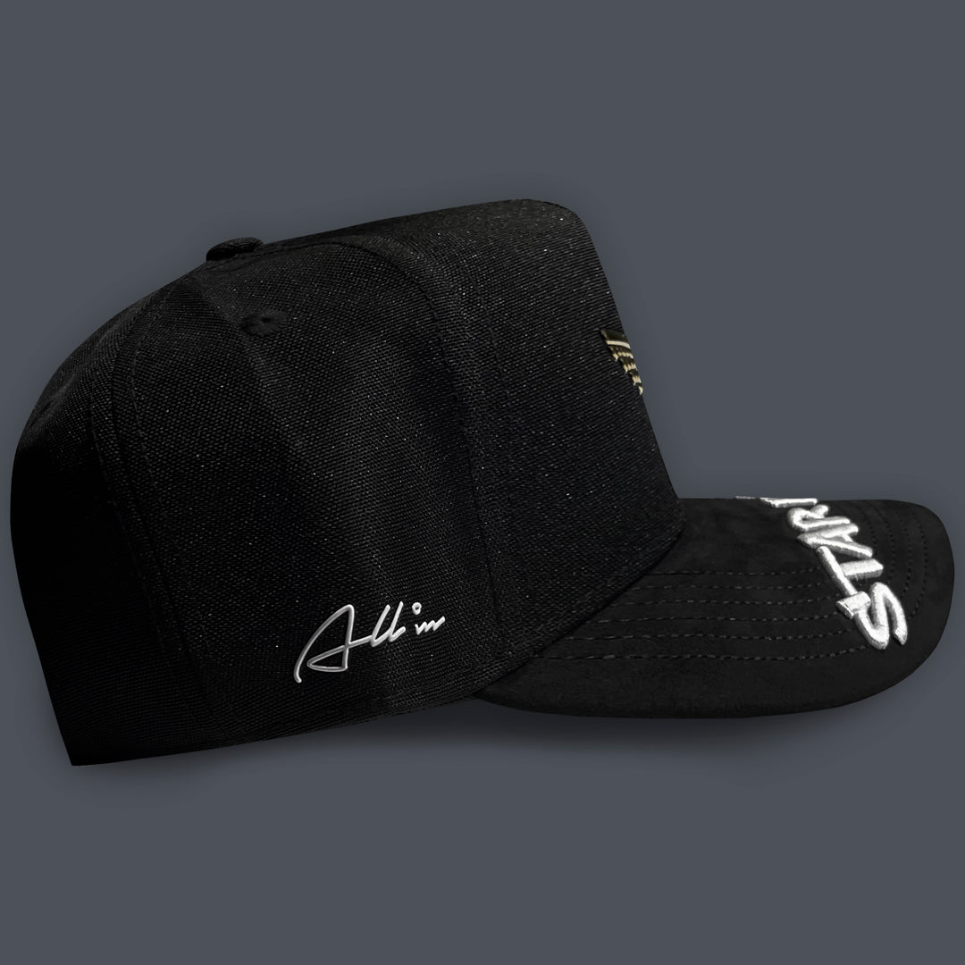 GORRA ALL IN BRAND BLACK STAR WINGS GOLDEN SNAPBACK