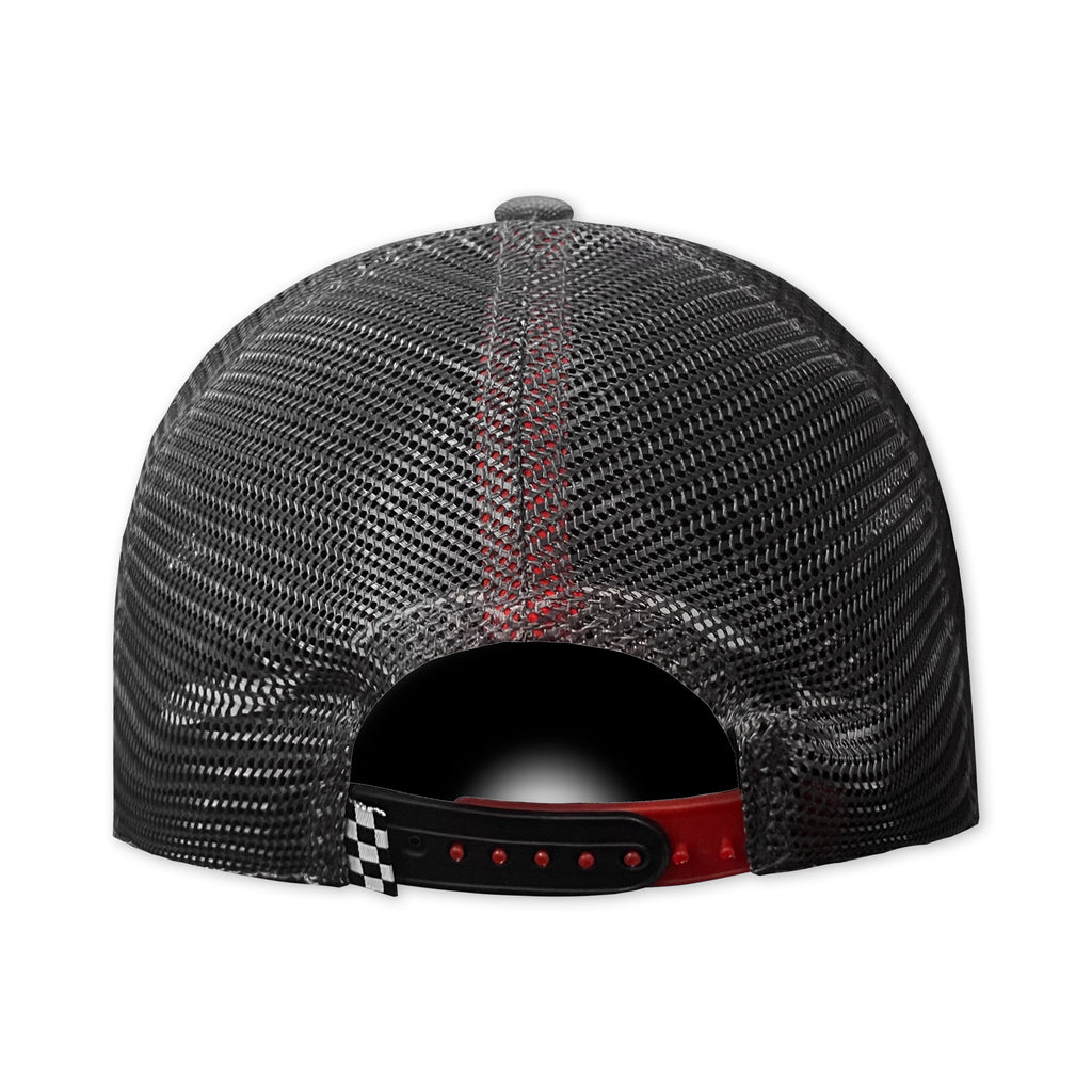 ALL IN BRAND SUPER SPORT GRAY RED LINE TRUCKER