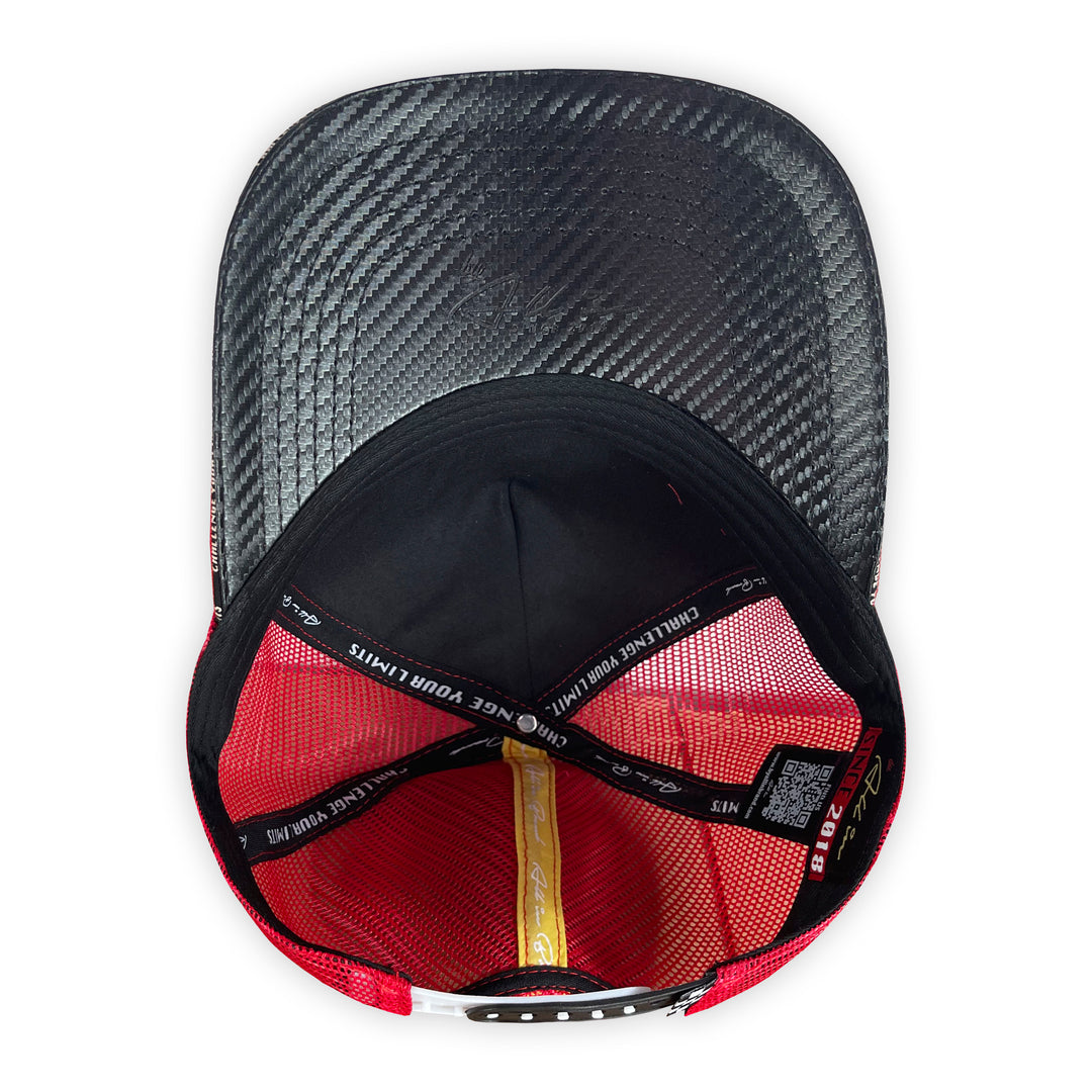 GORRA ALL IN BRAND SUPER SPORT RED BLACK LINE