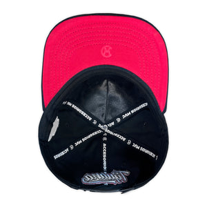 Gorra MVC TIJUANA GABARDINA BLACK VISERA PLANA GAMUZA