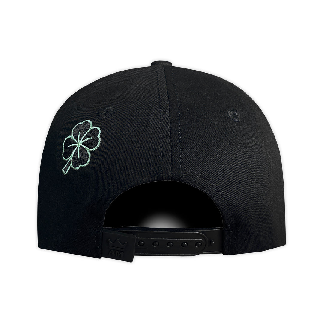 Gorra AM HATS TREBOL GOOD LUCK CURVA BLACK