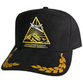 GORRA VAGO STYLE TRIANGULO DORADO GOLD LAUREL GAMUZA PLACA